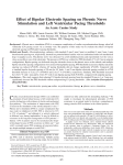 Effect of Bipolar Electrode Spacing on Phrenic Nerve Stimulation