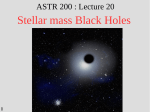 Stellar mass Black Holes