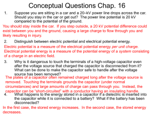 Conceptual Questions Chap. 13