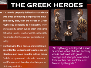 The Greek Heroes