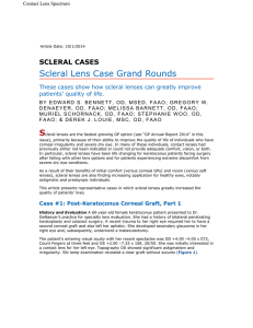Scleral Lens Case Grand Rounds