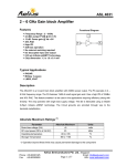 2 – 6 GHz Gain block Amplifier - Aelius Semiconductors Pte. Ltd.