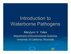 Introduction to Waterborne Pathogens