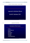 1. Approach to Infectious Diseases: Introduction Slide 2. Assessment