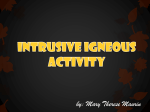 Intrusive Igneous Activity