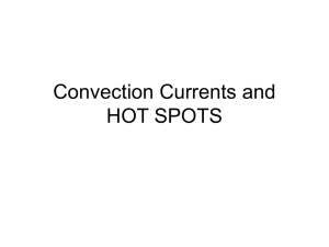 Convection Currents and Hot Spots
