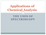 Applications of Spectroscopy Lesson