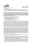 White paper on `Crop Productivity`
