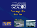 AASHTO Strategic Plan - AASHTO