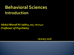 Behavioural Sciences