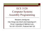Assembly Language Program Structure, Assembly Directives