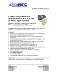 CONNECTOR AMPLIFIER FOR PROPORTIONAL VALVES (0