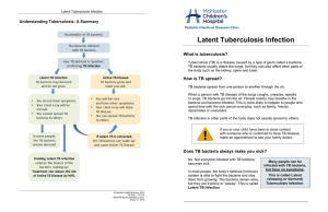 Latent Tuberculosis Infection