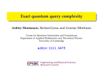 Exact quantum query complexity