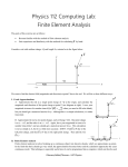 Finite Element Analysis - University of St. Thomas