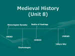 Medieval History (Unit 8)