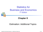 Statistics for Business and Economics, 7/e