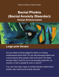 Social Phobia (Social Anxiety Disorder): Always Embarrassed
