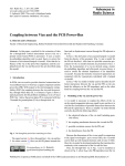 Coupling between Vias and the PCB Power-Bus