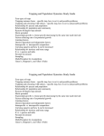 Trapping and Population Dynamics Study Guide