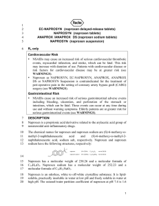 1 EC-NAPROSYN (naproxen delayed