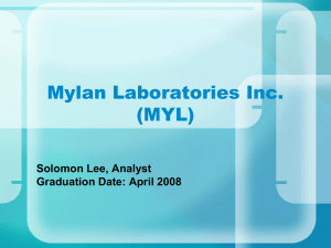 Mylan Laboratories Inc. (MYL)
