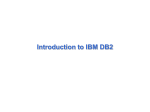 Introduction to IBM DB2