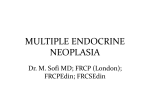 MULTIPLE ENDOCRINE NEOPLASIA Type 1 MEN