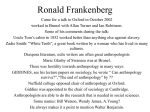 Ronald Frankenberg