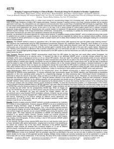 Bringing Compressed Sensing to Clinical Reality: Prototypic Setup