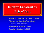 Infective Endocarditis Role of Echo