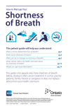 How to manage your shortness of breath