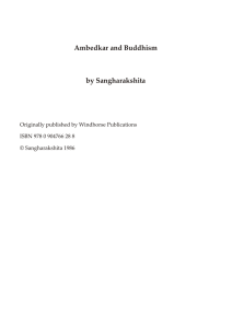 Ambedkar and Buddhism by Sangharakshita