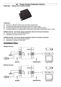 Coaxial Surge Protection Device