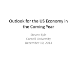 Outlook for the US Economy in the Coming Year