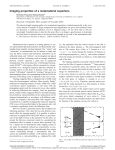 Imaging properties of a metamaterial superlens