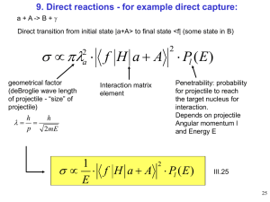 Direct reactions - Michigan State University