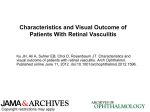 Characteristics and Visual Outcome of Patients With Retinal Vasculitis