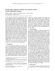 Intrusive dike complexes, cumulate cores, and the extrusive growth