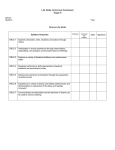 Life Skills Outcomes Worksheet - Drama