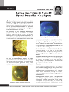 Corneal Involvement In A Case Of Mycosis Fungoides
