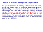 Chapter 2 Electric Energy and Capacitance
