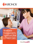 Workforce Management`s Significant Role in Patient Care