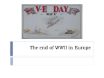 The end of WWII in Europe