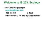What is ecology? - life.illinois.edu
