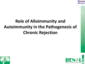 Role of Alloimmunity and Autoimmunity in the Pathogenesis of