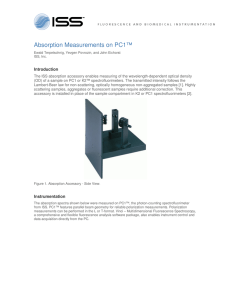 Absorption Measurements on PC1