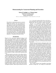 Metareasoning for Concurrent Planning and Execution