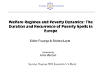 Welfare Regimes and Poverty Dynamics The Duration and