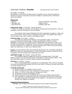 Circuits - Instructor Outline - University of Michigan SharePoint Portal